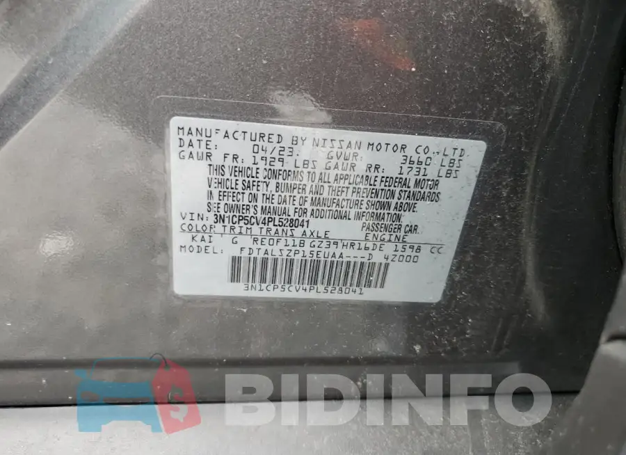3N1CP5CV4PL528041 Photo# 13