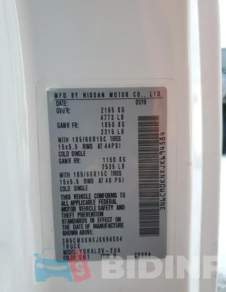 3N6CM0KNXJK694584 Photo# 13