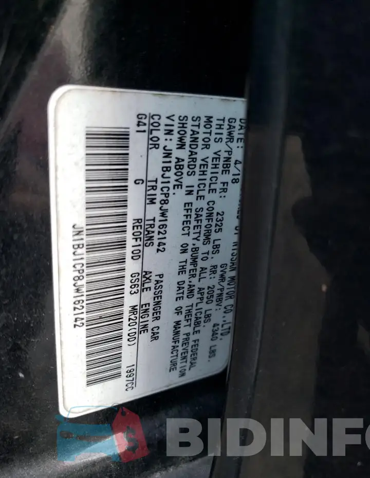 JN1BJ1CP8JW162142 Photo# 13