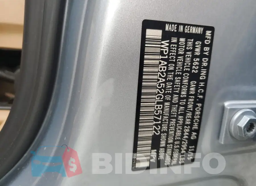 WP1AB2A52GLB57122 Photo# 13