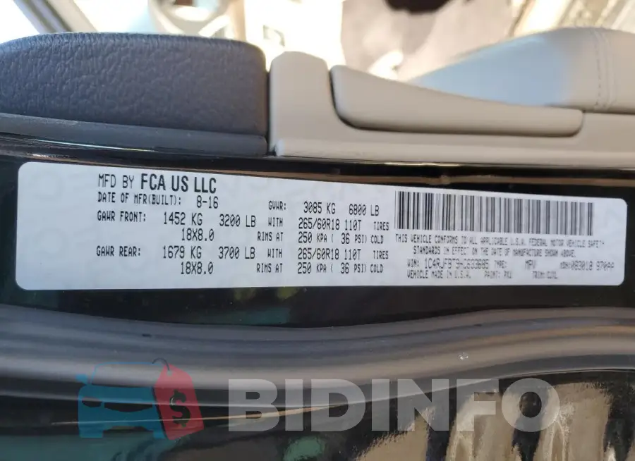 1C4RJFBT9HC633685 Photo# 14
