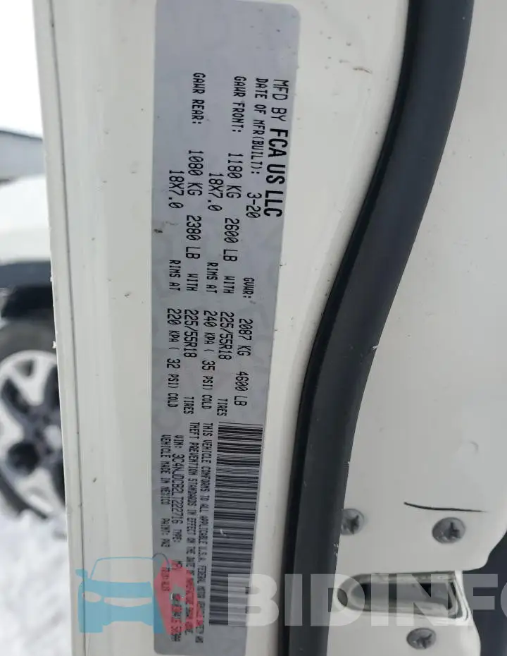3C4NJDCB2LT222716 Photo# 14