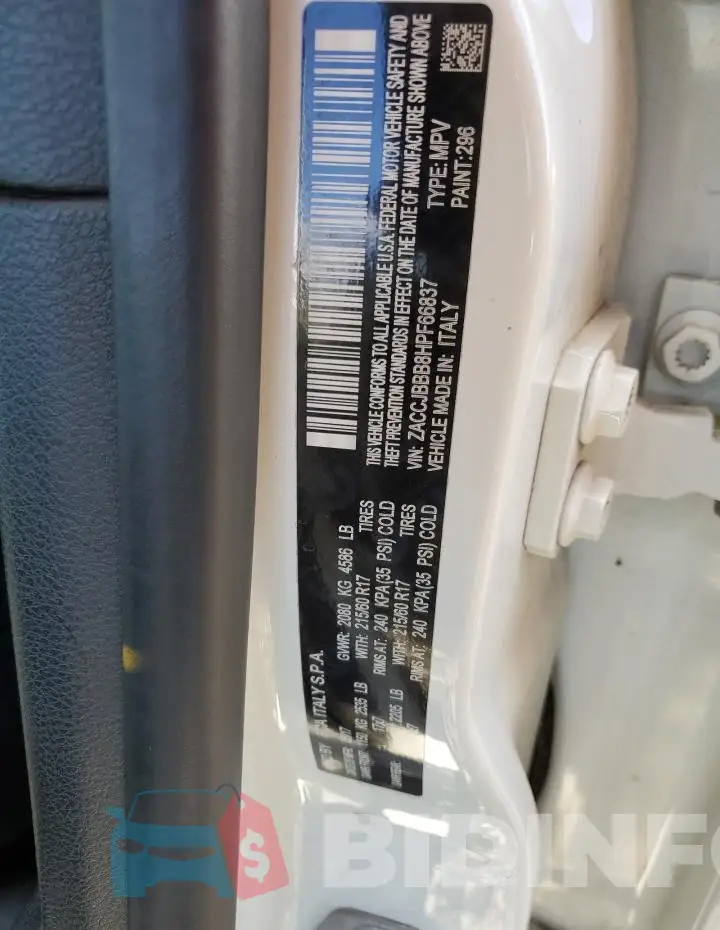 ZACCJBBB8HPF66837 Photo# 13