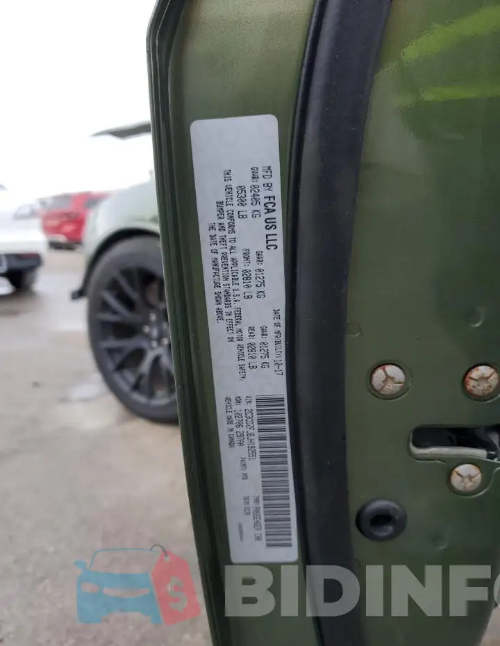 2C3CDZFJ8JH192551 Photo# 12