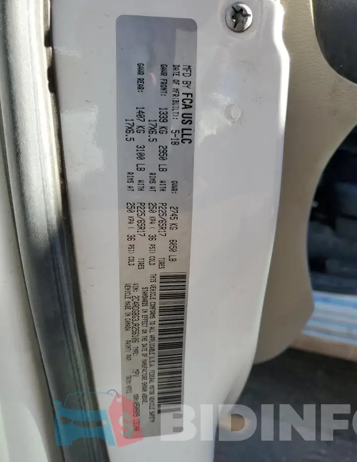 2C4RDGBG3JR256106 Photo# 13