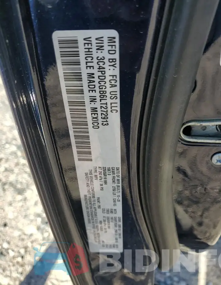 3C4PDCGB6LT272913 Photo# 12