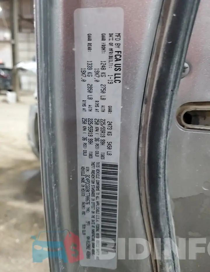 3C4PDCGG9KT700676 Photo# 13