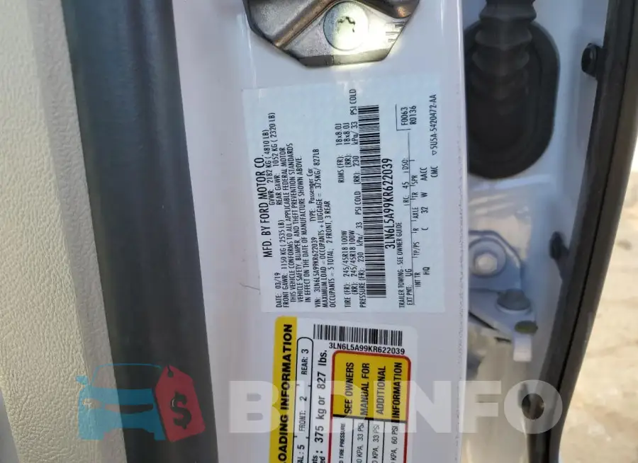 3LN6L5A99KR622039 Photo# 12