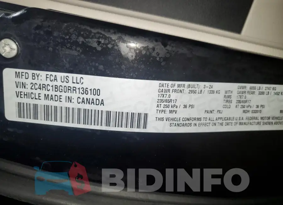 2C4RC1BG0RR136100 Photo# 13