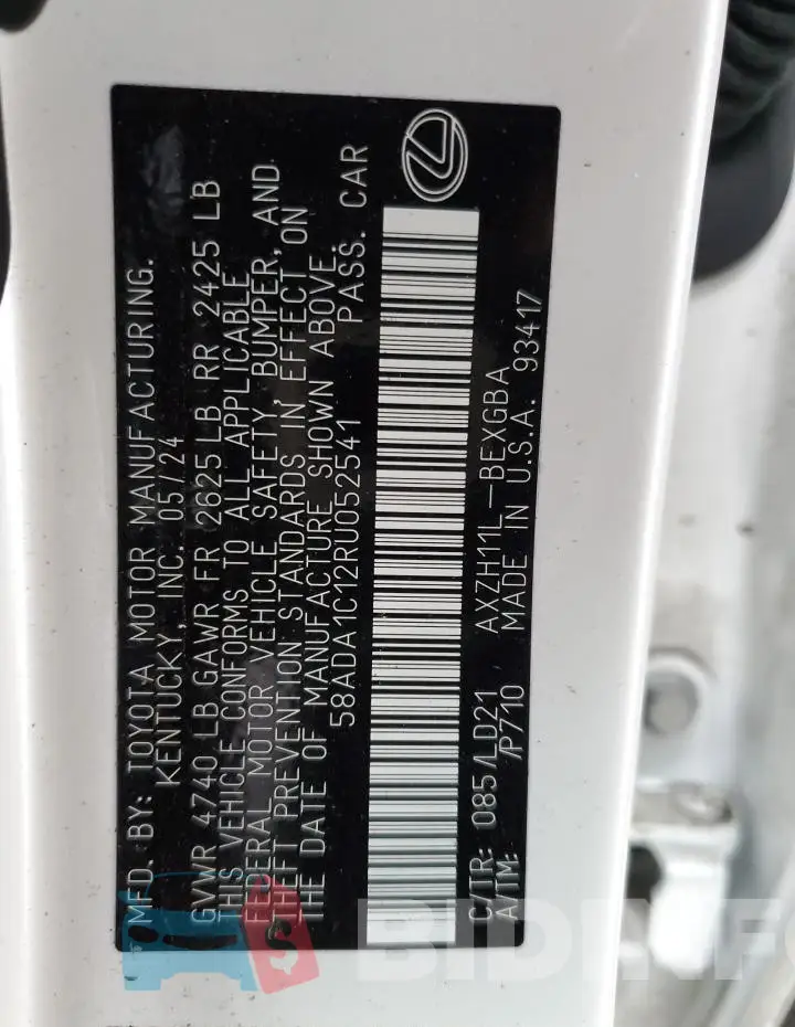 58ADA1C12RU052541 Photo# 13