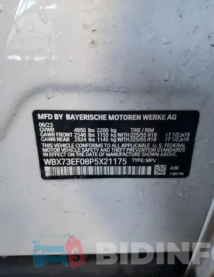WBX73EF08P5X21175 Photo# 13