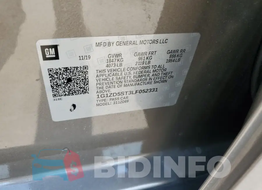 1G1ZD5ST3LF052331 Photo# 12