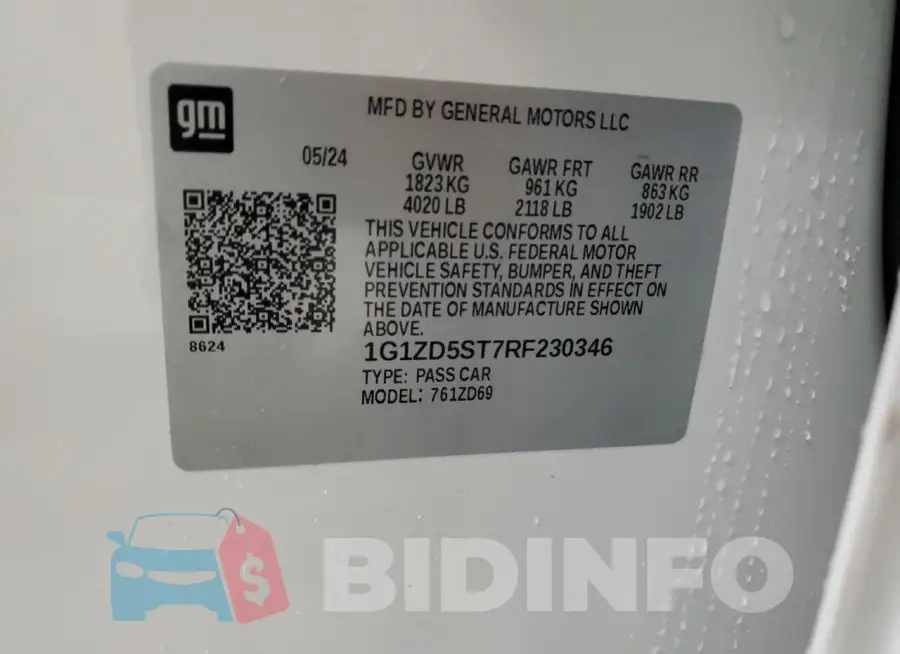 1G1ZD5ST7RF230346 Photo# 12