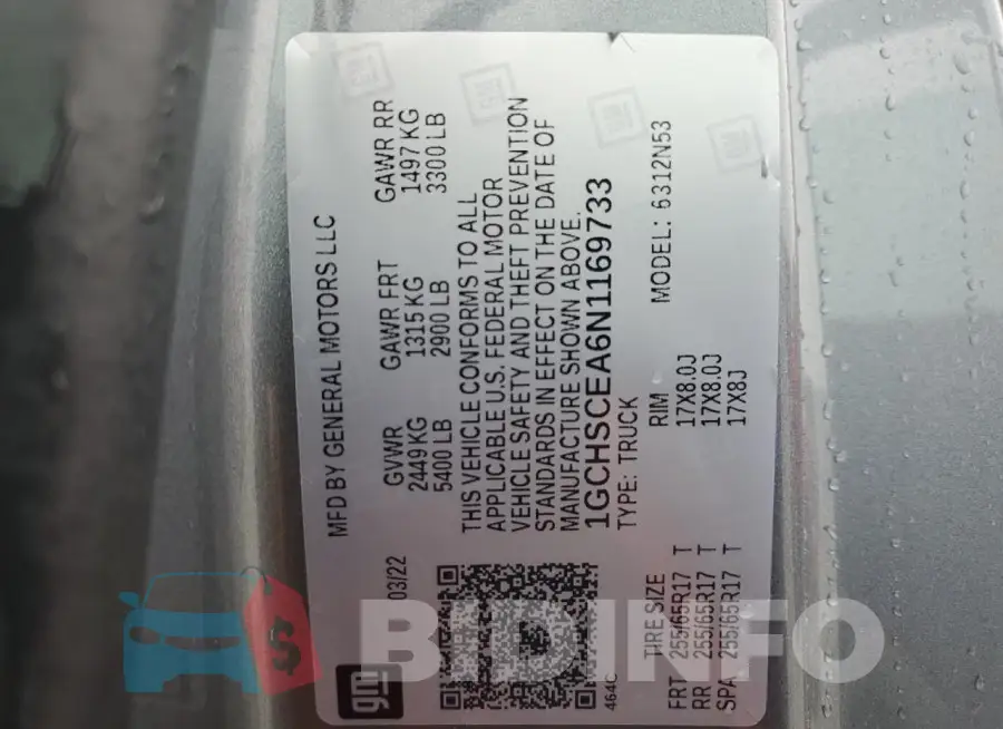 1GCHSCEA6N1169733 Photo# 13