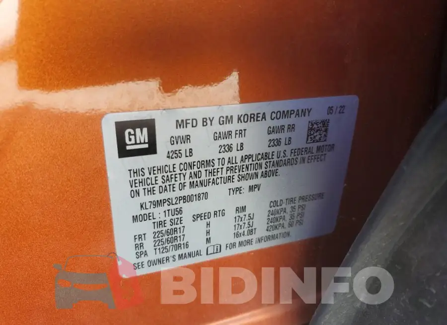 KL79MPSL2PB001870 Photo# 13