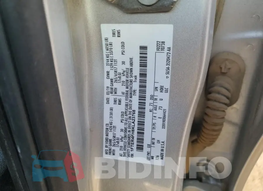 1FTER4FH8KLA23768 Photo# 12