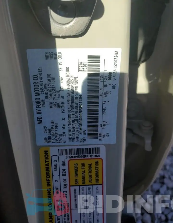 3FMCR9D99RRF01364 Photo# 12