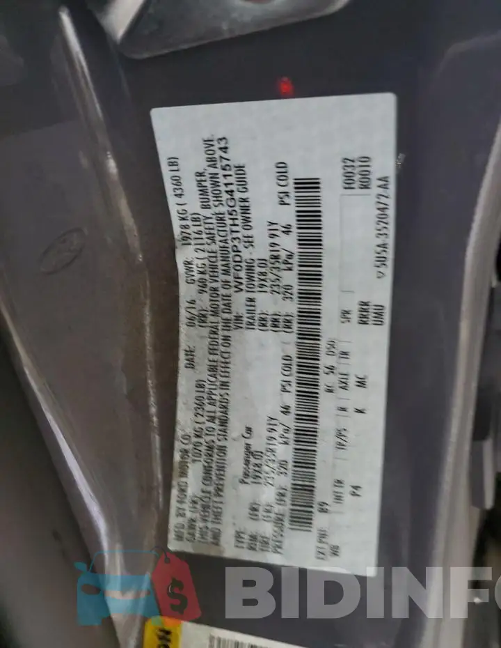 WF0DP3TH5G4115743 Photo# 12