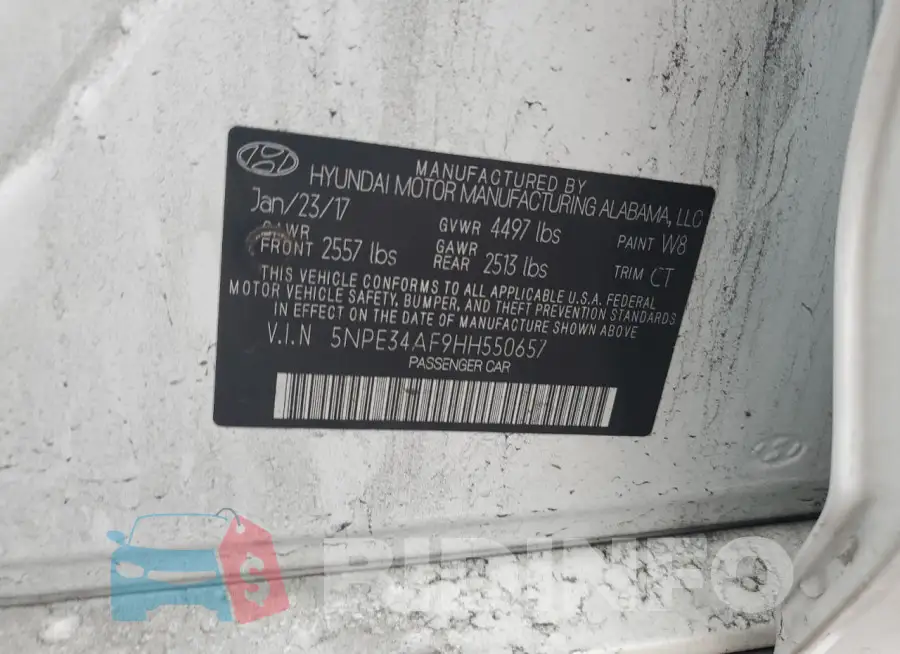 5NPE34AF9HH550657 Photo# 12