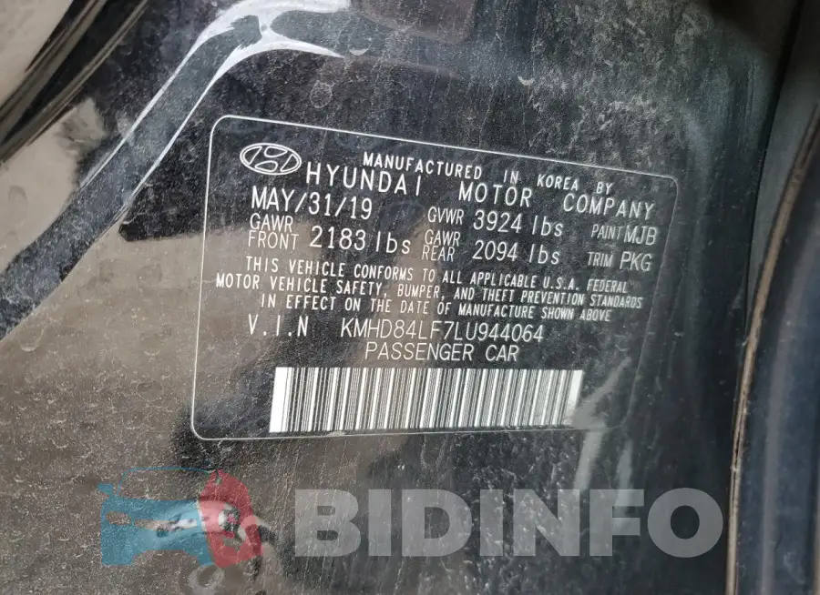 KMHD84LF7LU944064 Photo# 12