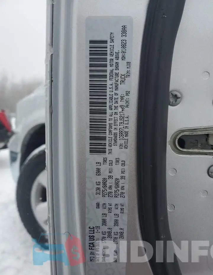 1C6RR7LT9JS217409 Photo# 12