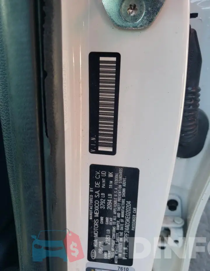 3KPF24AD5KE020204 Photo# 12