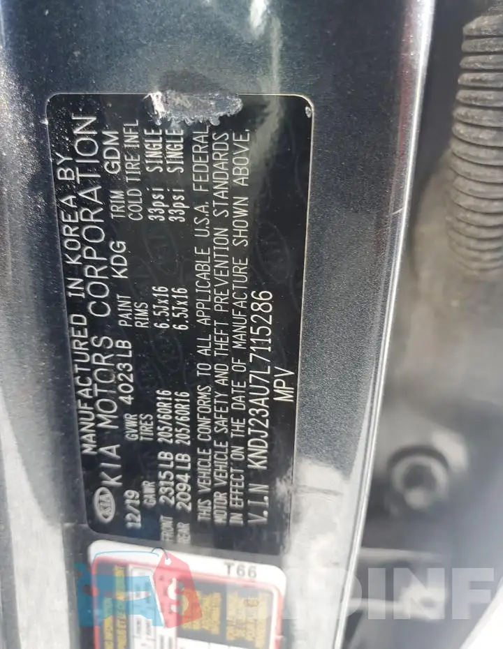 KNDJ23AU7L7115286 Photo# 12