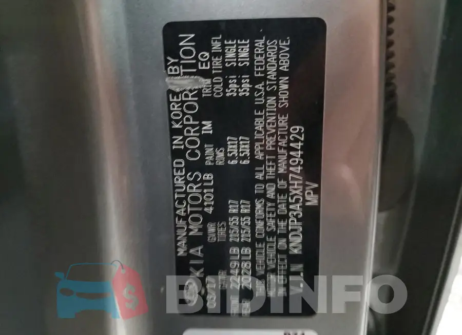 KNDJP3A5XH7494429 Photo# 13