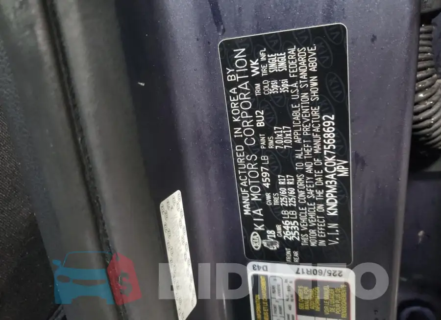 KNDPM3AC0K7568692 Photo# 12