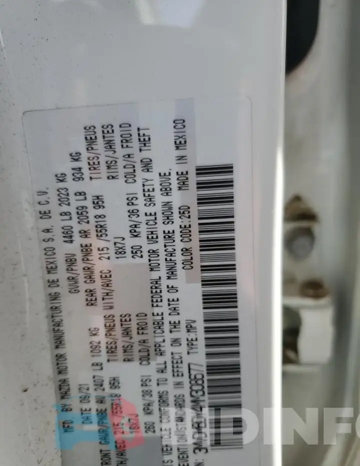 3MVDMBDY4MM308677 Photo# 13