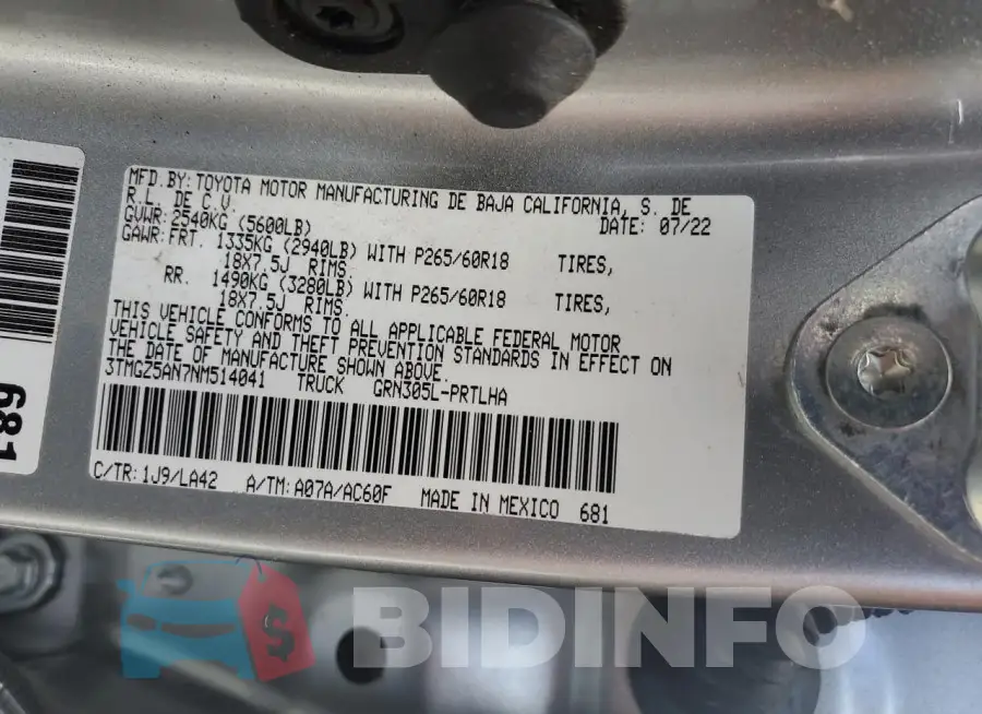 3TMGZ5AN7NM514041 Photo# 12