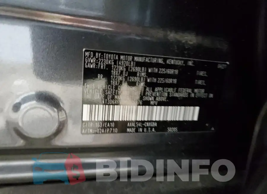 4T3D6RFV0MU036876 Photo# 14