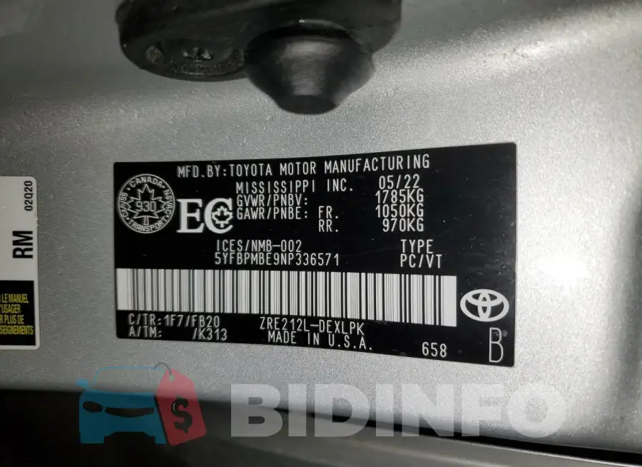 5YFBPMBE9NP336571 Photo# 13