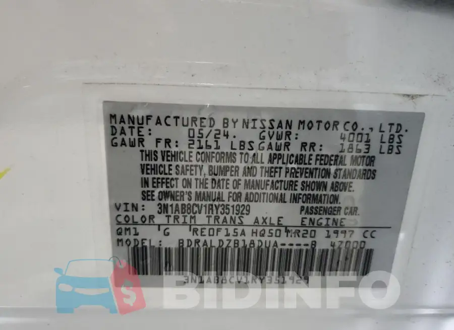 3N1AB8CV1RY351929 Photo# 12