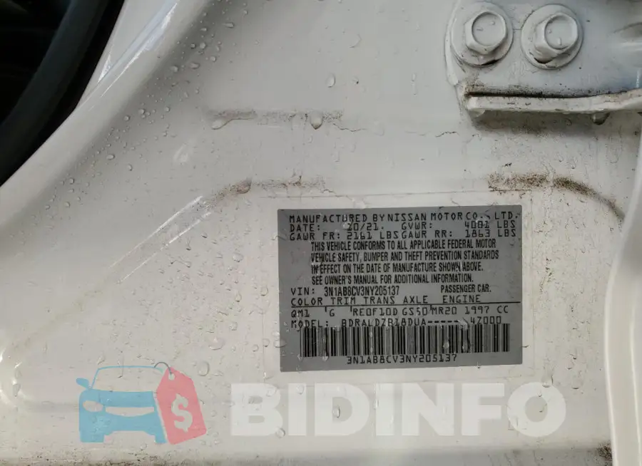 3N1AB8CV3NY205137 Photo# 12