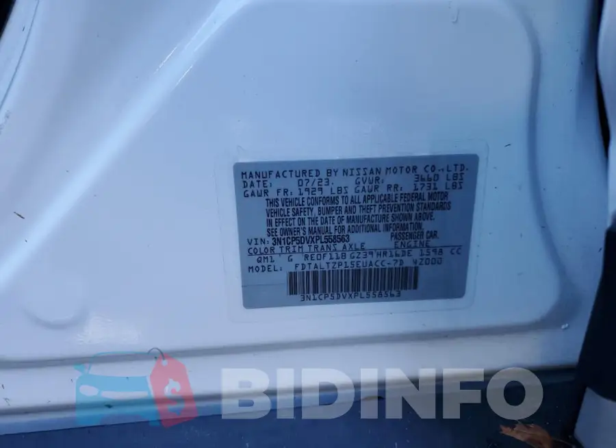 3N1CP5DVXPL558563 Photo# 13