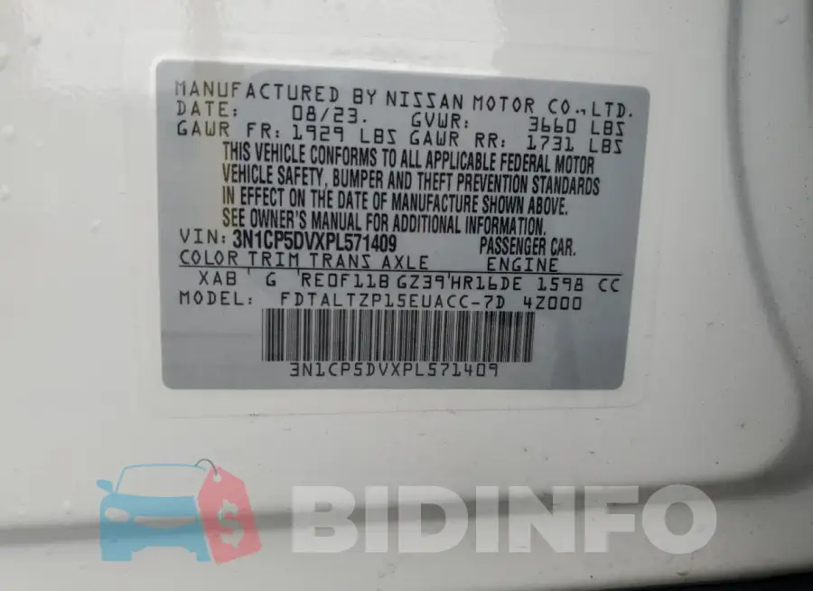 3N1CP5DVXPL571409 Photo# 12