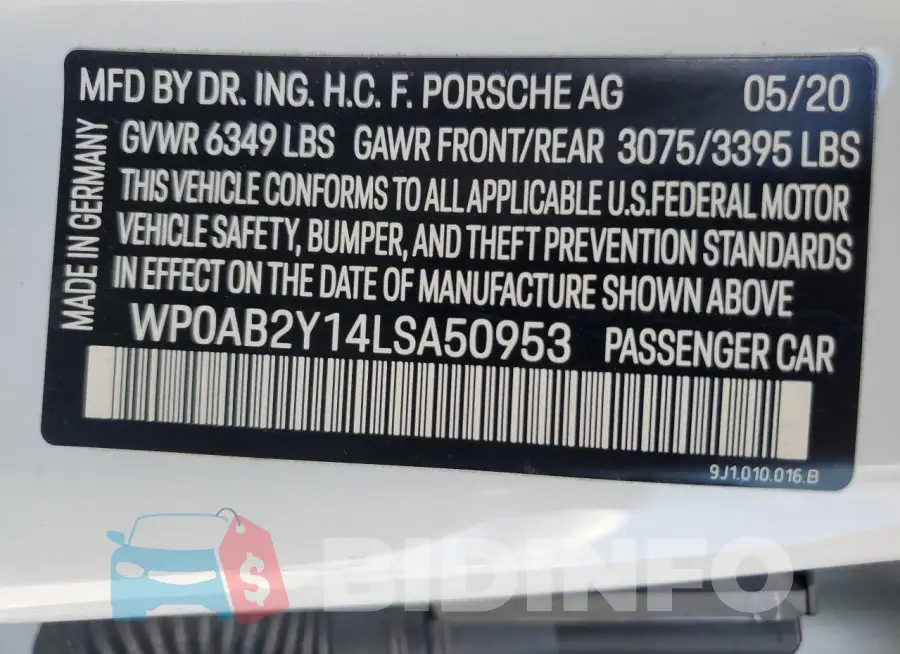 WP0AB2Y14LSA50953 Photo# 13