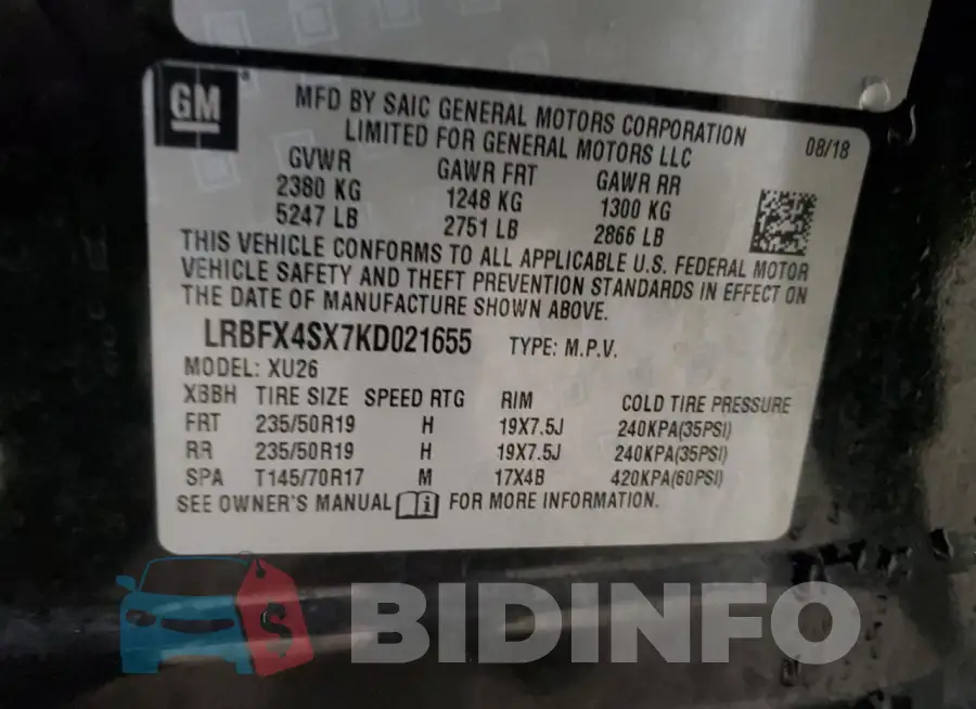 LRBFX4SX7KD021655 Photo# 13