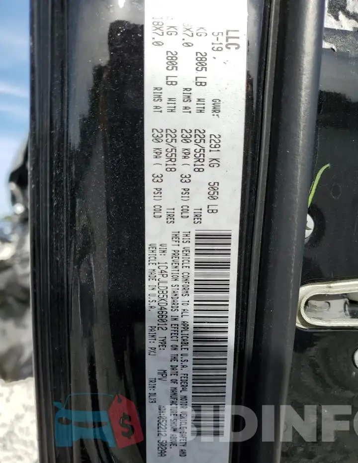 1C4PJLDB5KD466012 Photo# 14