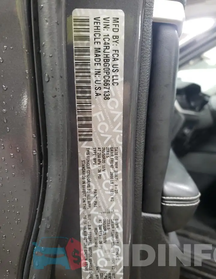 1C4RJHBG0PC667138 Photo# 12