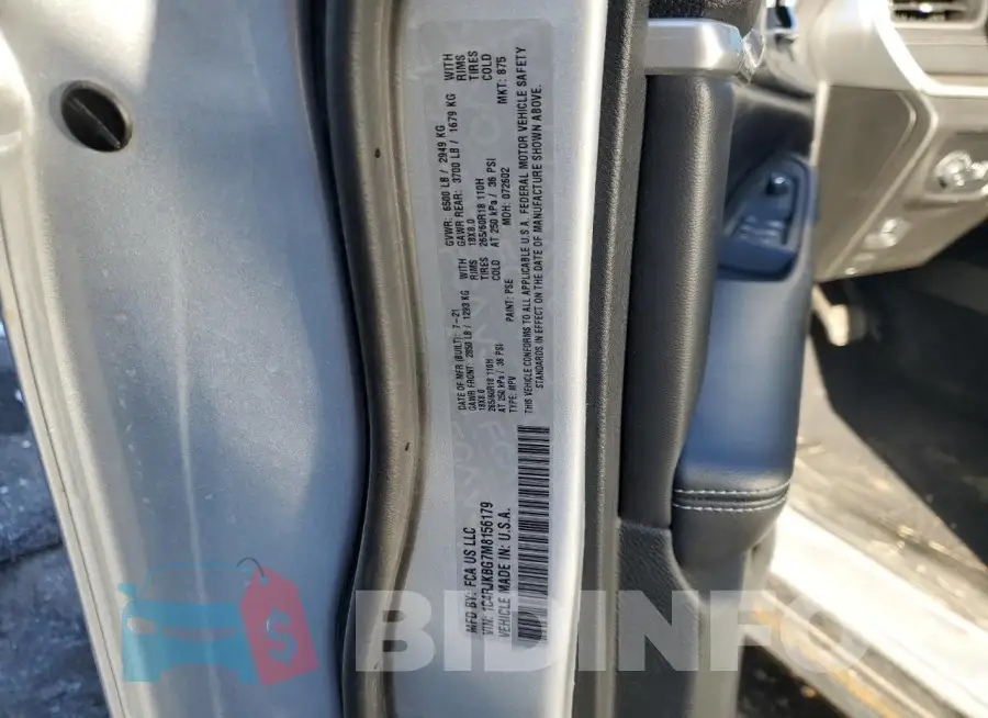 1C4RJKBG7M8156179 Photo# 12