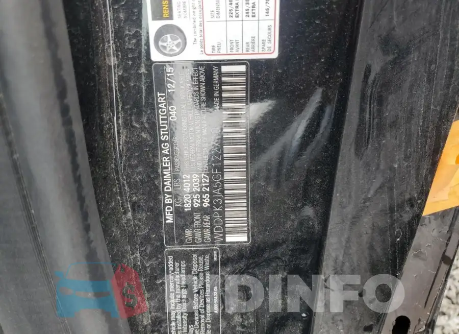 WDDPK3JA5GF122710 Photo# 12