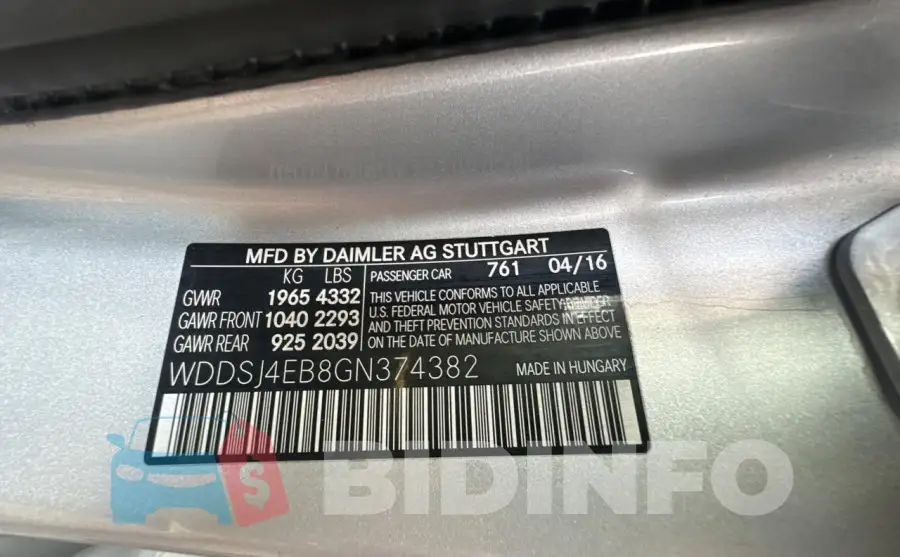 WDDSJ4EB8GN374382 Photo# 10