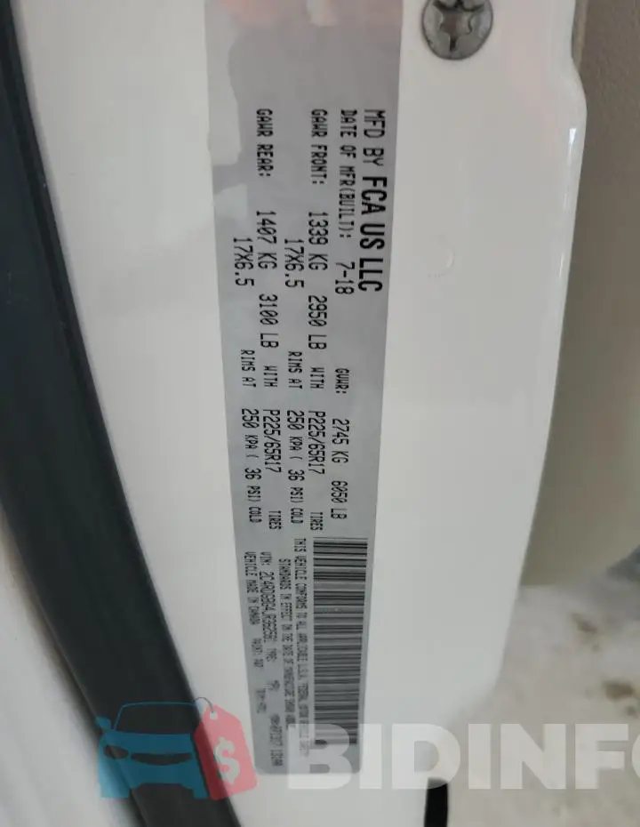 2C4RDGBG4JR362581 Photo# 13