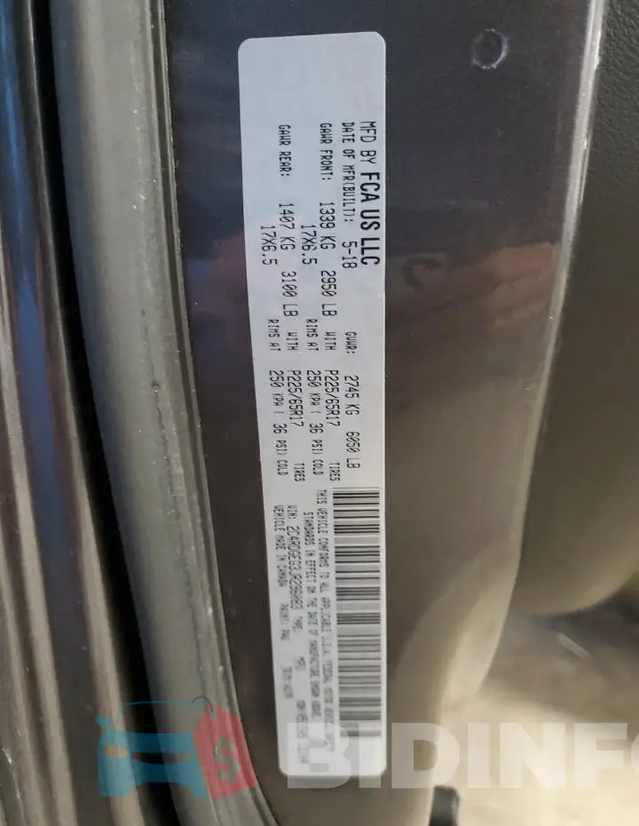 2C4RDGEG3JR296083 Photo# 13
