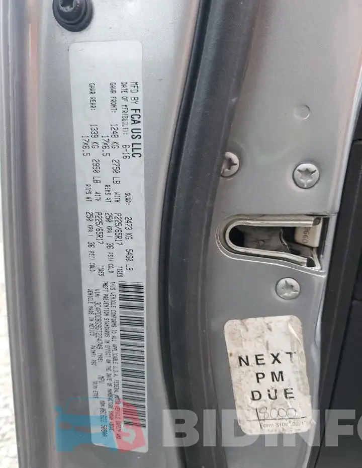 3C4PDCBG9GT224749 Photo# 13