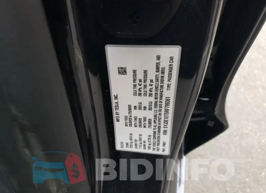 5YJ3E1ET5RF799361 Photo# 12