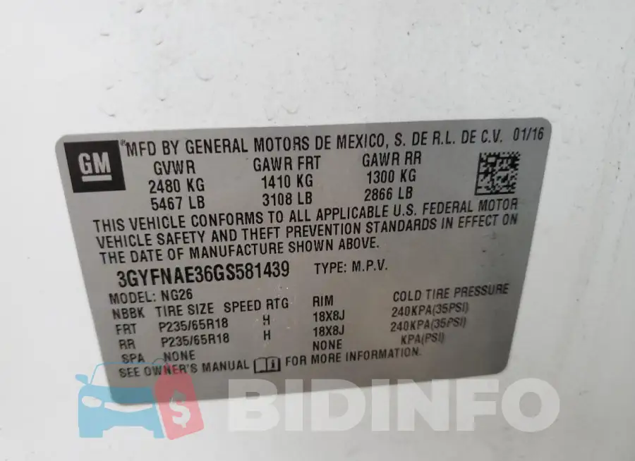 3GYFNAE36GS581439 Photo# 13