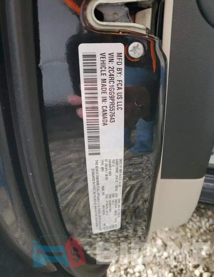 2C4RC1GG9PR557643 Photo# 13